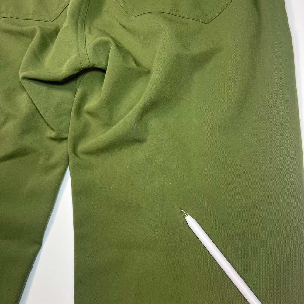 FIGS Scrub Pants Women XS Olive Green Straight Leg Red Drawstring - Picture 8 of 10